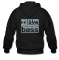 ilovebass hoodie on black